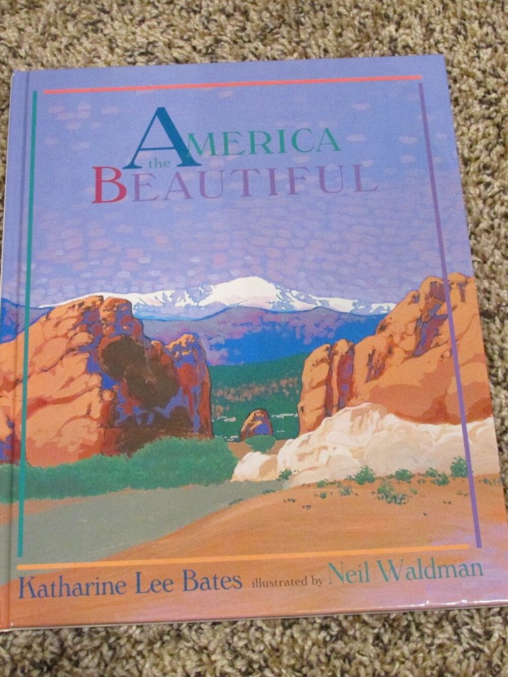 America the Beautiful - Hardcover By Bates, Katharine Lee Kids‎ Educational Book
